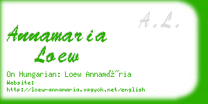 annamaria loew business card